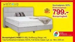 Möbelzentrum Pforzheim Welnova boxspringbett Angebot
