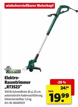 Hagebau Mr. gardener elektro-rasentrimmer rt3523 Angebot