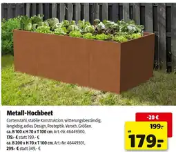 Hagebau Metall-hochbeet Angebot