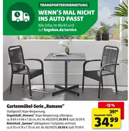 Hagebau Stapelstuhl „romano“ Angebot