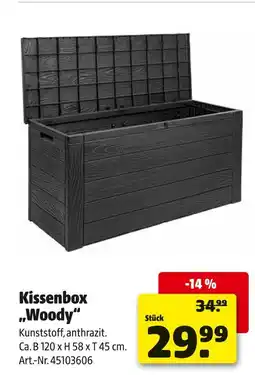 Hagebau Kissenbox woody Angebot