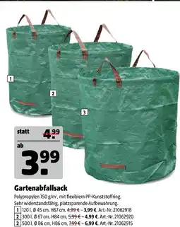 Hagebau Gartenabfallsack Angebot