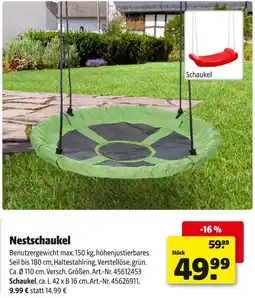 Hagebau Nestschaukel Angebot