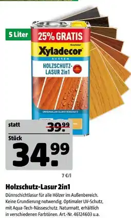 Hagebau Xyladecor holzschutz-lasur 2in1 Angebot