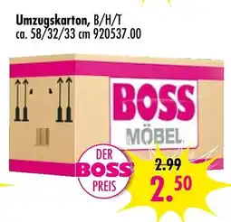Möbel Boss Boss möbel umzugskarton Angebot