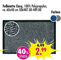 Möbel Boss Fußmatte easy Angebot