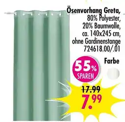 Möbel Boss Ösenvorhang greta Angebot