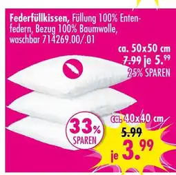 Möbel Boss Federfüllkissen Angebot