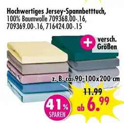 Möbel Boss Hochwertiges jersey-spannbettuch Angebot