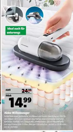 Hagebau Clean maxx akku-milbensauger Angebot