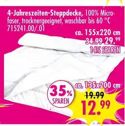 Möbel Boss 4-jahreszeiten-steppdecke Angebot