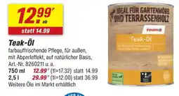 toom Baumarkt Toom teak-öl Angebot
