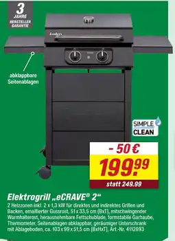 toom Baumarkt Enders elektrogrill ecrave 2 Angebot