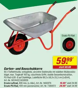 toom Baumarkt Garten- und bauschubkarre Angebot