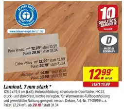 toom Baumarkt Pinie rustic laminat Angebot