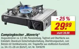 toom Baumarkt Enders campingkocher „maveriq“ Angebot