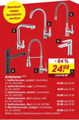 toom Baumarkt Spültischarmatur lumea Angebot