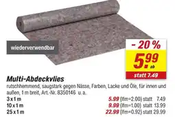 toom Baumarkt Multi-abdeckvlies Angebot