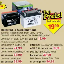 Wiglo Wunderland Motorrad- & Gerätebatterie Angebot