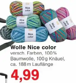 Wiglo Wunderland Wolle Nice color Angebot