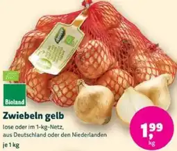 Biomarkt Zwiebeln gelb Angebot