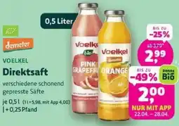 Biomarkt VOELKEL Direktsaft Angebot