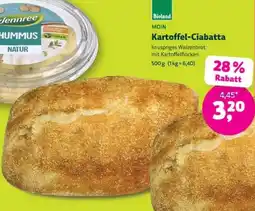 Biomarkt MOIN Kartoffel-Ciabatta Angebot