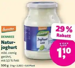 Biomarkt demeter DENNREE Naturjoghurt Angebot