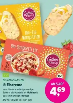 Biomarkt GELATO CLASSICO Eiscreme Angebot