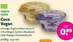 Biomarkt GREENHORN Coco Vegan Angebot