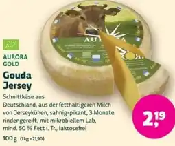Biomarkt AURORA GOLD Gouda Jersey Angebot