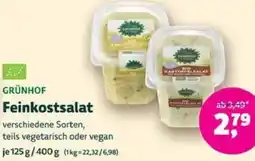 Biomarkt GRÜNHOF Feinkostsalat Angebot
