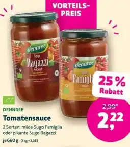 Biomarkt DENNREE Tomatensauce Angebot