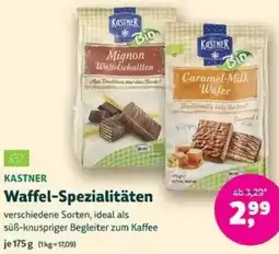 Biomarkt KASTNER Waffel-Spezialitäten Angebot