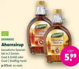 Biomarkt DENNREE Ahornsirup Angebot