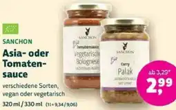 Biomarkt SANCHON Asia- oder Tomatensauce Angebot
