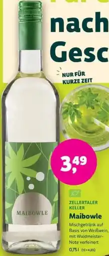 Biomarkt ZELLERTALER KELLER Maibowle Angebot
