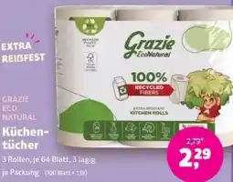Biomarkt GRAZIE ECO NATURAL Küchentücher Angebot