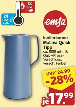 Famila Nord West emsa Isolierkanne Motiva Quick Tipp Angebot