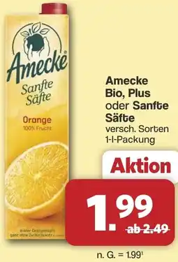 Famila Nord West Amecke Bio, Plus oder Sanfte Säfte Angebot