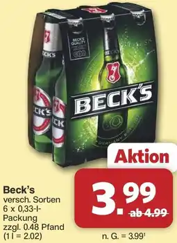 Famila Nord West Beck's Angebot