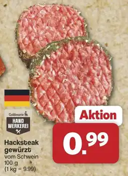 Famila Nord West Goldmarie Hacksteak gewürzt Angebot