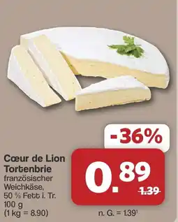 Famila Nord West Cœur de Lion Tortenbrie Angebot