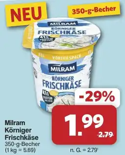 Famila Nord West Milram Körniger Frischkäse Angebot