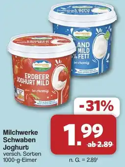 Famila Nord West Milchwerke Schwaben Joghurt Angebot