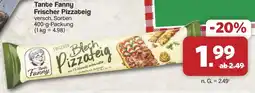 Famila Nord West Tante Fanny Frischer Pizzateig Angebot