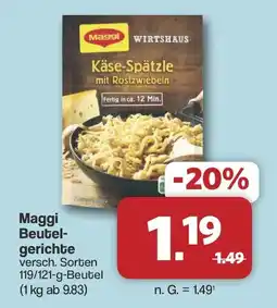 Famila Nord West Maggi Beutelgerichte Angebot