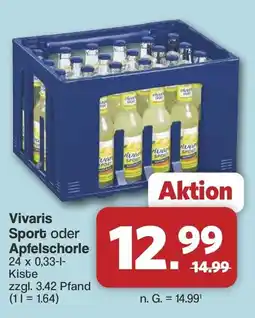 Famila Nord West Vivaris Sport oder Apfelschorle Angebot