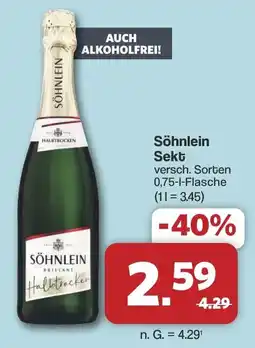 Famila Nord West Söhnlein Sekt Angebot