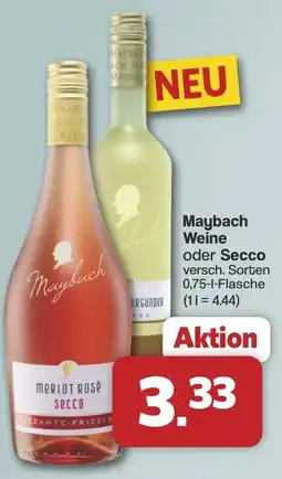 Famila Nord West Maybach Weine oder Secco Angebot